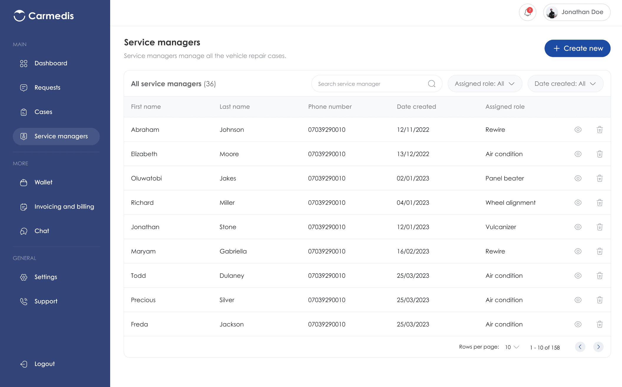 Carmedis screenshot 2