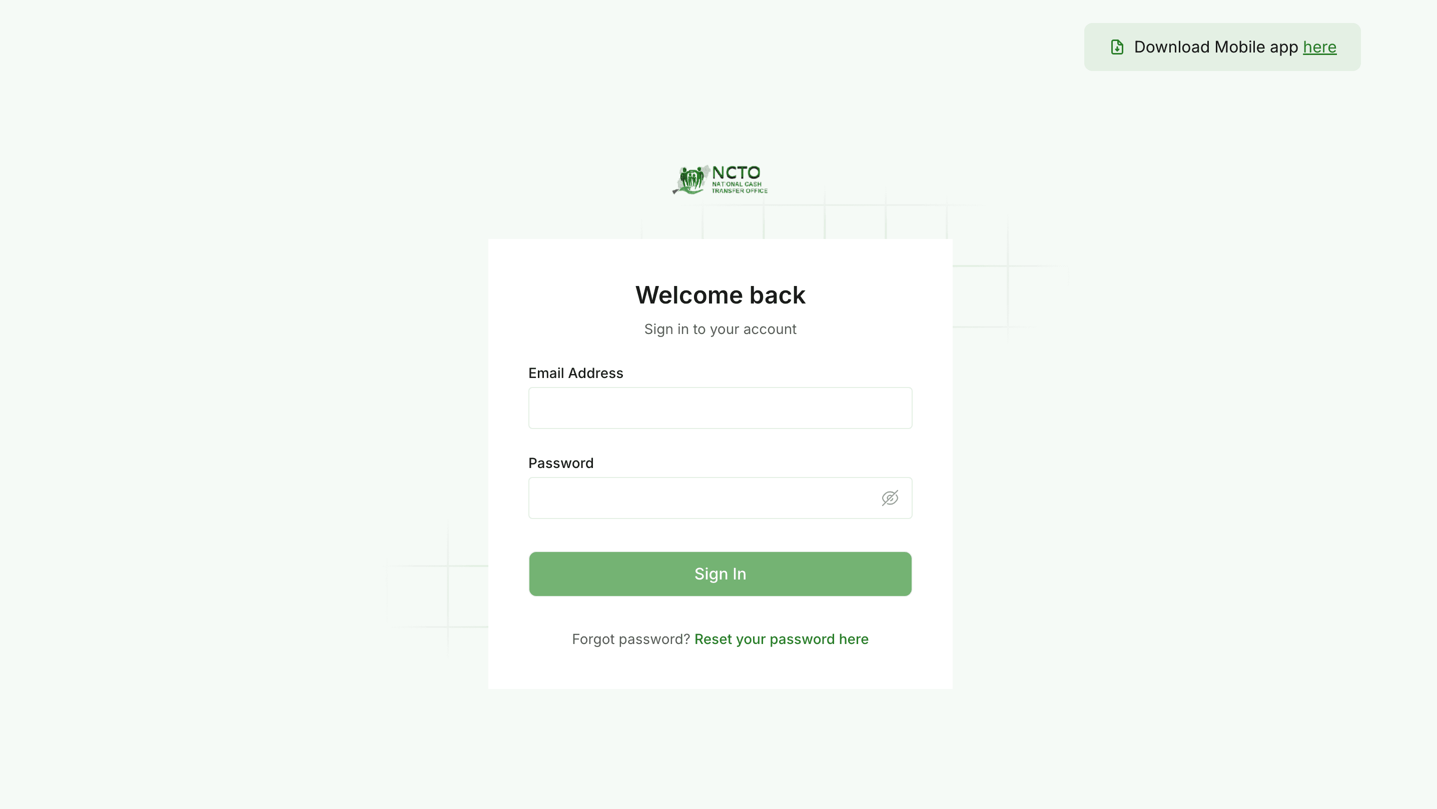 National Cash Transfer Office screenshot 1