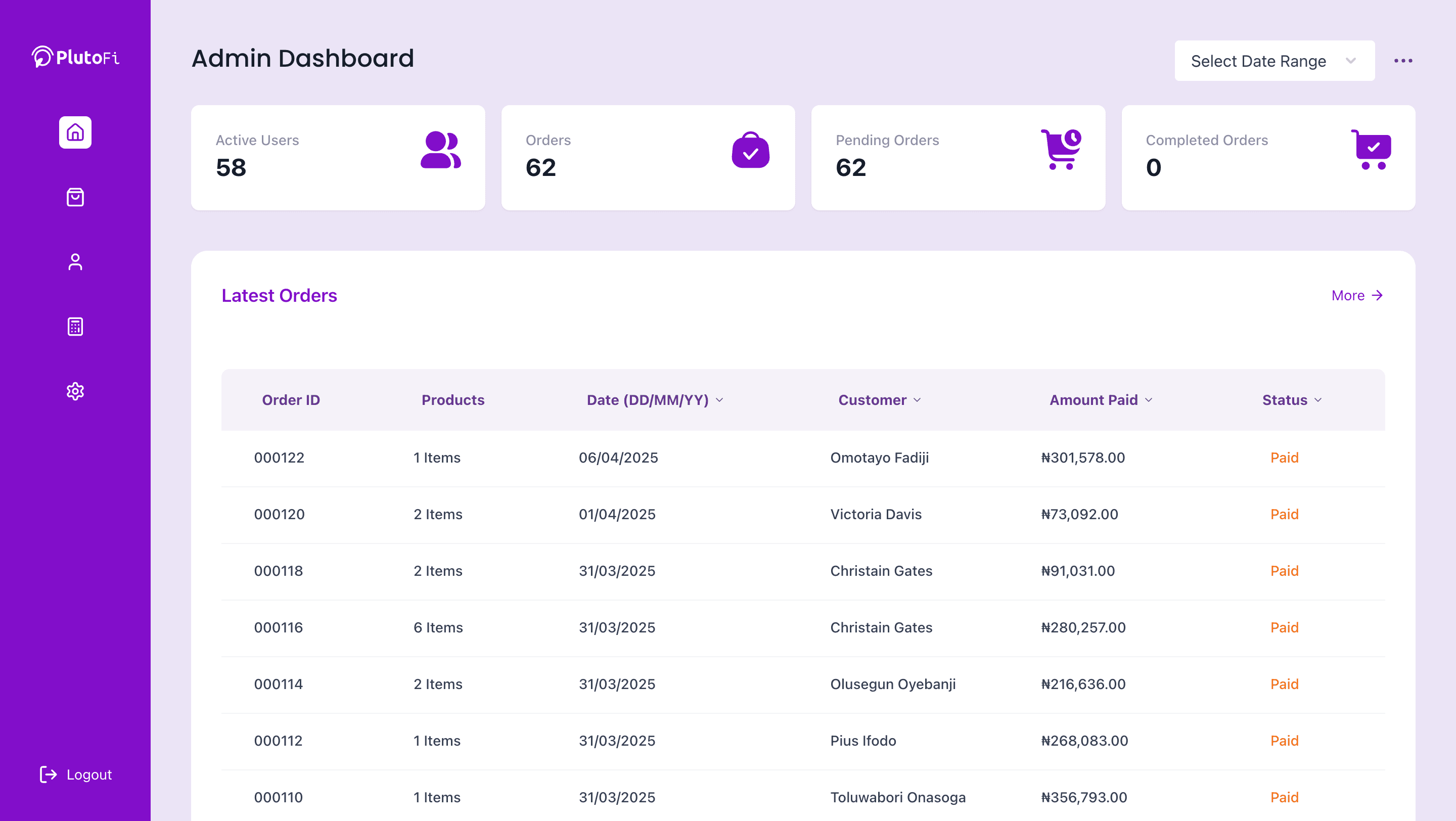 Plutofi screenshot 2